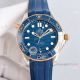 Swiss Copy Omega Seamaster Diver 300m Clone 8800 Two Tone Blue Dial Watches 42mm (2)_th.jpg